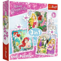 Puzzle 3W1 Princess Disney