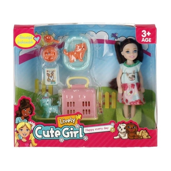 Lalka 14 cm z akcesoriami MEGA CREATIVE 499351