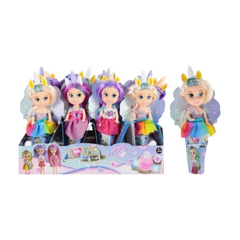 Lalka 13cm Jednorożec mix MEGA CREATIVE 568461
