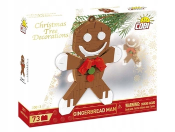 Klocki Cobi Ozdoby choinkowe - Piernikowy ludzik (73el.)