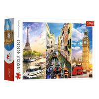Puzzle 4000 el. WYCIECZKA PO EUROPIE