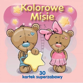 Kolorowanka 30 kartek superzabawy KOLOROWE MISIE