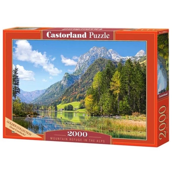Castorland Puzzle  2000 el. Mountain refuge in the Alps