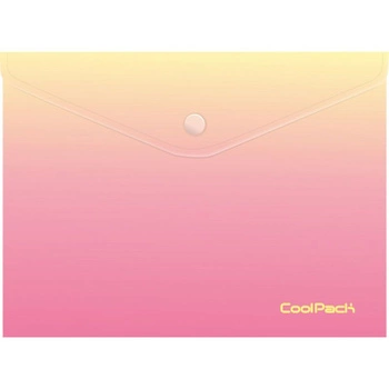 COOLPACK - GRADIENT - KOPERTA NA DOKUMENTY A4 - na zatrzask - PEACH