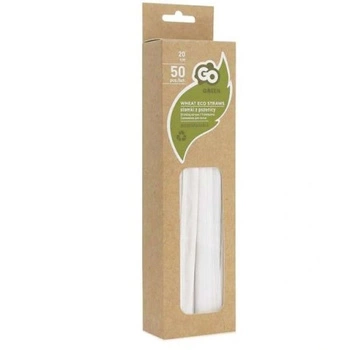 SŁOMKI Z PSZENICY W PAPIERKU 50SZTUK