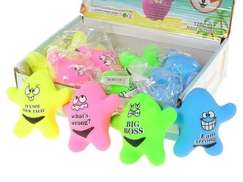 Zabawka antystresowa rozciągający się ludzik z minką mix kolorów Adar