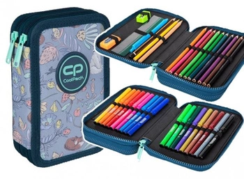 Coolpack Piórnik Jumper 2 podwójny z wyposażeniem IN THE FOREST