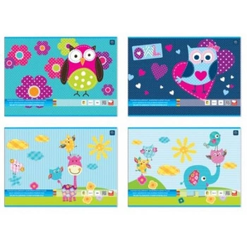 Zeszyt papierów kolorowych s. Fluo B4/8K