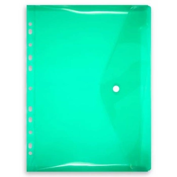 Penmate Teczka kopertowa A4 z Europerforacją zielona