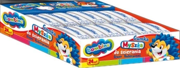 Gumki do ścierania Myszki BAMBINO, 24 sztuki