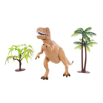 Interaktywny dinozaur Tyranozaur z ruchomymi elementami i świecącymi oczami, Smily Play Junior