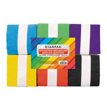 BIBUŁA MARSZCZONA 10/200 10KOL 6SZT KOSTKA