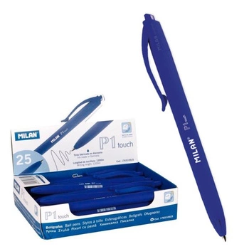 Długopis Rubber Touch P1 Niebieski