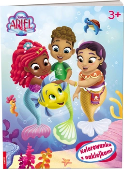 DISNEY ARIEL. KOLOROWANKA Z NAKLEJKAMI