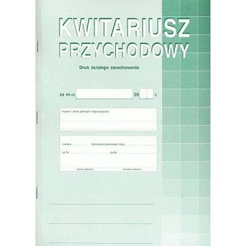 Kwitariusz przychodowy A4 ( 50 szt) 400-1