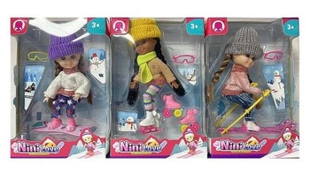 LALKA zimowa z akcesoriami