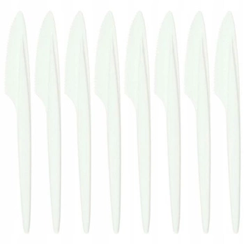Noże wielorazowe - białe (8 szt.)