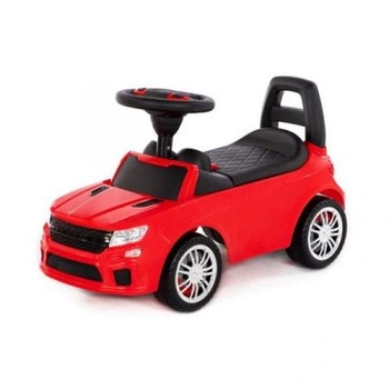 Samochód-jeździk 'SuperCar' Nr6 z sygnałem dźwiękowym (czerwony)
