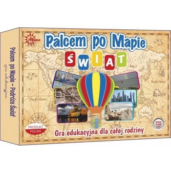 Gra edukacyjna PALCEM PO MAPIE FOTO ŚWIAT