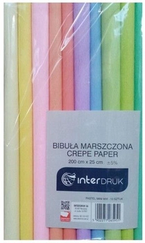 Bibuła marszczona Mix Pastel Mini A'10