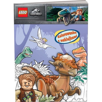 LEGO JURASSIC WORLD. KOLOROWANKA Z NAKLEJKAMI