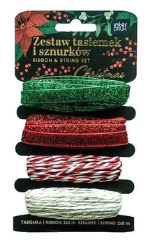Zestaw tasiemek i sznurków CHRISTMAS