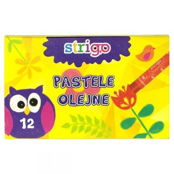 Pastele olejne 12 kolorów, Strigo