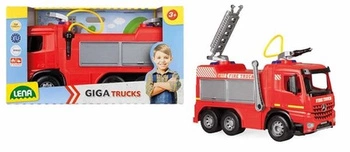 DUŻY WÓZ AUTO STRAŻ POŻARNA LENA Z DRABINĄ MAXI 72 cm x Sz 28 cm x W 40 cm