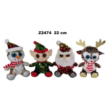 ZWIERZETA SWIATECZNE 4 ASST 20CM*155658