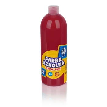 Farba Szkolna 1L CZERWONA CIEMNA Astra