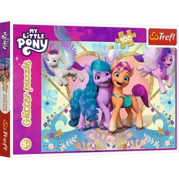 PUZZLE 100 GLITTER MLP