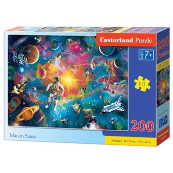 Castorland Puzzle  200 el. Man in Space