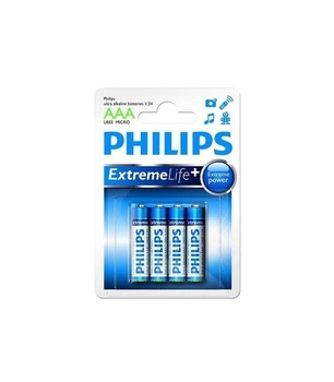 Baterie LR03(4) extreme philips blister