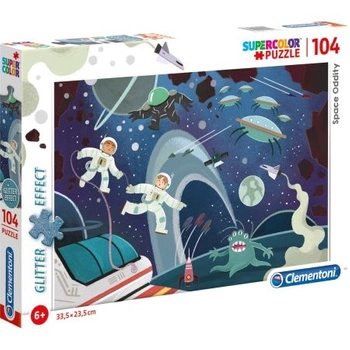 PUZZLE 104  GLITTER SPACE ODDITY