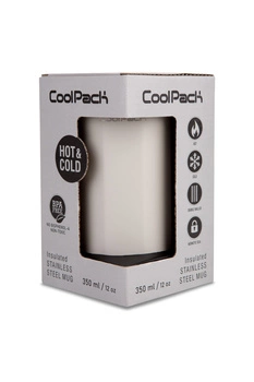 COOLPACK - COFFEE MUG - TOM - KUBEK TERMICZNY, 350 ml - GREY