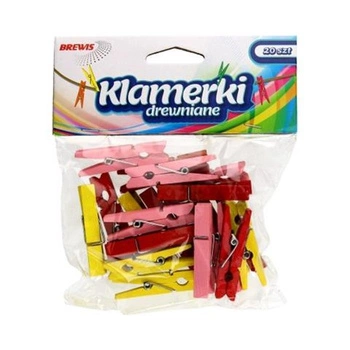 Klamerki ozdobne 4.5 cm kolorowe SPK45