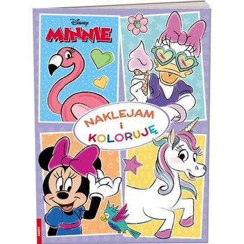 MINNIE. NAKLEJAM I KOLORUJĘ
