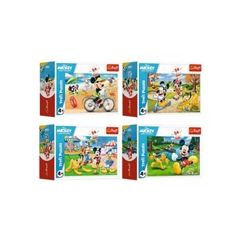 Trefl Puzzle Mini 54 el. Myszka Mickey Dzień z Przyjaciółmi