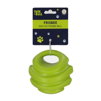 Zabawka dla psa Frisbee 12 cm piłka zielona TRIK&ROLL 560671
