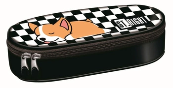 PIÓRNIK SASZETKA USZTYWNIONA Z WEWNĘTRZNĄ KLAPKĄ PC-01 SLEEPY CORGI mk