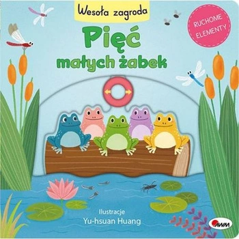 Książeczka WESOŁA ZAGRODA PIĘĆ MAŁYCH ŻABEK