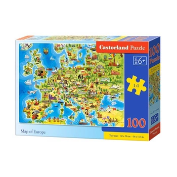 Castorland Puzzle  100 B-111060 Map of Europe