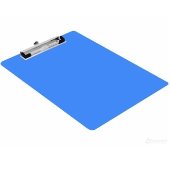 DESKA Z KLIPEM A4 AKRYL NIEBIESKA