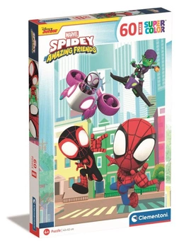 Puzzle 60 el. Maxi Super Kolor Spidey and his Friends Clementoni