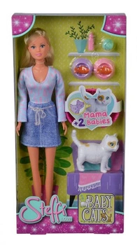 LALKA 29CM STEFFI Z KOCIĘTAMI SIMBA WB