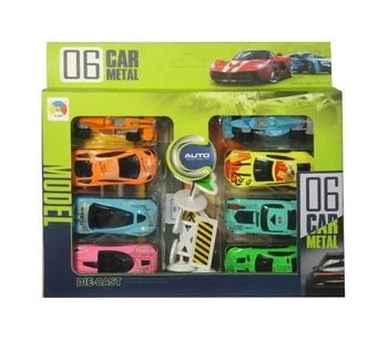 AUTA METAL 8SZT Z MATĄ