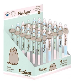 DŁUGOPIS WYMAZYWALNY Pusheen AUTOMATYCZNY Z ERGONOMICZNYM UCHWYTEM - 36 szt. D