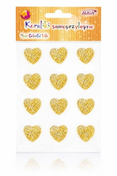 Dżety JET-3217 kryształki serca, blist. 7,5x12,5cm