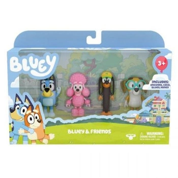 Bluey Zestaw Figurek Przyjaciele 4 el. Tm Toys