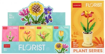 KLOCKI KONSTR KWIATY MIX 8X13X5 MC DISP 12 288